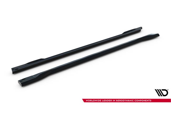 Maxton Design Seitenschweller (Paar) für Kia EV6 Mk1 Hochglanz schwarz