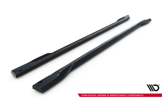 Maxton Design Seitenschweller (Paar) für Kia EV6 Mk1 Hochglanz schwarz