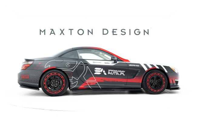 Maxton Design Seitenschweller (Paar) für Mercedes SL 63 AMG R231 Hochglanz schwarz