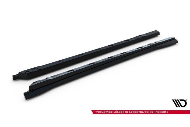 Maxton Design Seitenschweller (Paar) für MG HS Mk2 Hochglanz schwarz