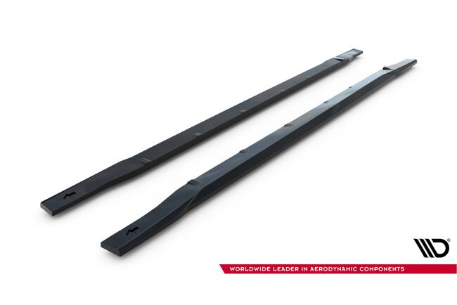 Maxton Design Seitenschweller (Paar) für Renault Megane E-Tech Electric Mk1 Hochglanz schwarz