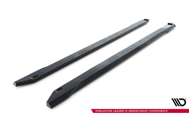 Maxton Design Seitenschweller (Paar) V.1 für Toyota GR Corolla Mk12 Hochglanz schwarz