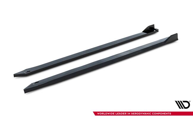 Maxton Design Seitenschweller (Paar) V.2 für Toyota GR Corolla Mk12 Hochglanz schwarz