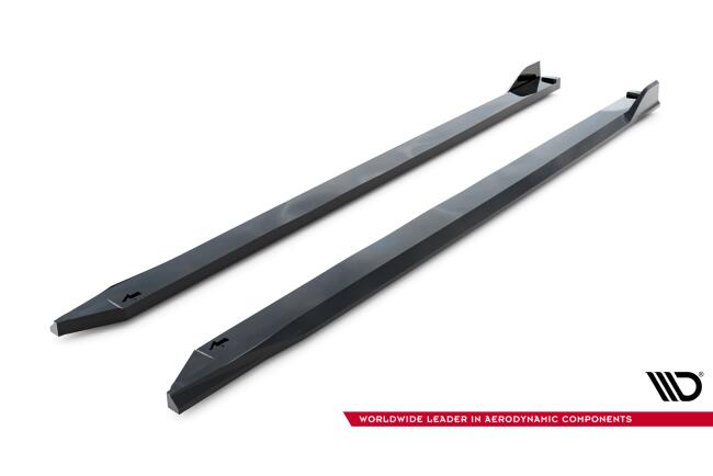 Maxton Design Seitenschweller (Paar) V.2 für Toyota GR Corolla Mk12 Hochglanz schwarz