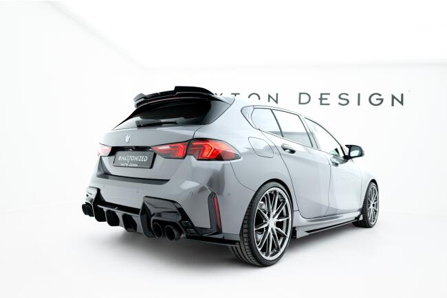 Maxton Design Street Pro Diffusor Flaps V.2 für BMW 1er M-Paket F70 Schwarz