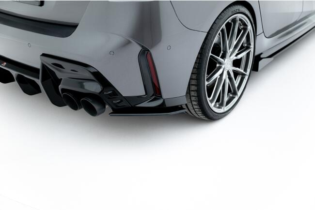 Maxton Design Street Pro Diffusor Flaps V.2 für BMW 1er M-Paket F70 Schwarz
