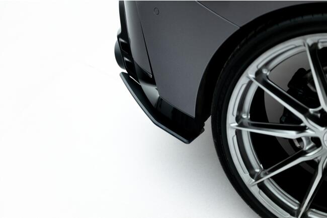 Maxton Design Street Pro Diffusor Flaps V.2 für BMW 1er M-Paket F70 Rot