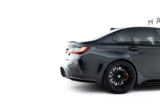 Maxton Design Street Pro Diffusor Flaps V.3 für BMW M3 Limousine / Touring G80 / G81 Schwarz