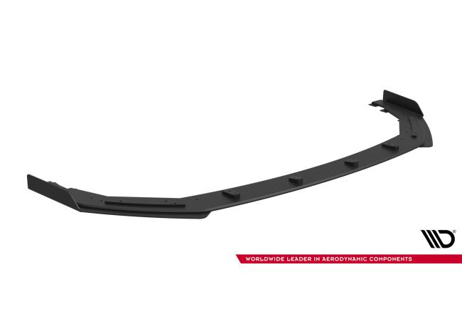 Maxton Design Street Pro Frontlippe mit Flaps für Toyota GR Corolla Mk12 Schwarz mit Hochglanz Flaps