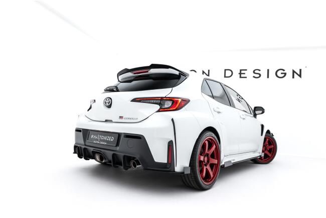 Maxton Design Street Pro Heckdiffusor für Toyota GR Corolla Mk12 Schwarz-Rot
