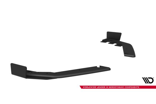 Maxton Design Street Pro Diffusor Flaps für Toyota GR Corolla Mk12 Rot mit Hochglanz schwarzen Flaps