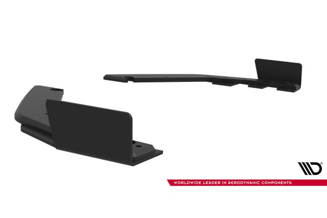 Maxton Design Street Pro Diffusor Flaps für Toyota GR Corolla Mk12 Rot mit Hochglanz schwarzen Flaps