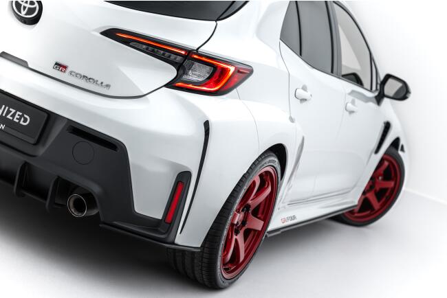 Maxton Design Street Pro Seitenschweller (Paar) für Toyota GR Corolla Mk12 Rot