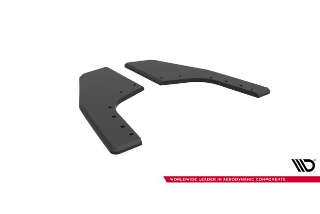 Maxton Design Street Pro Diffusor Flaps V.2 für VW Golf 8 R / VW Golf 8 R Facelift Rot
