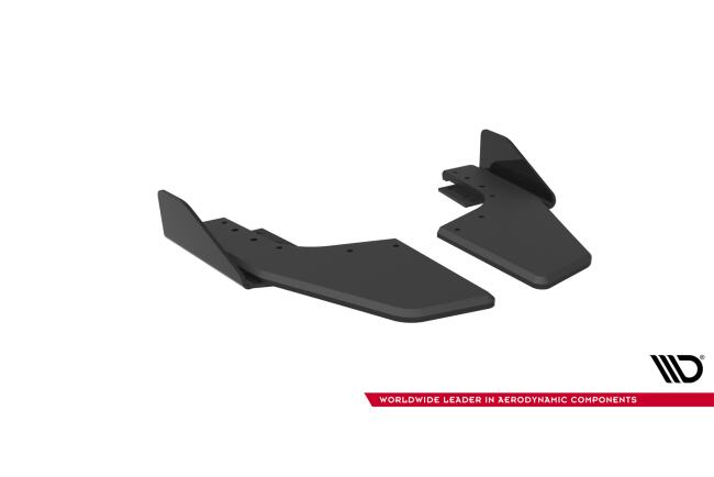 Maxton Design Street Pro Diffusor Flaps V.2 für VW Golf 8 R / VW Golf 8 R Facelift Rot mit Hochglanz Flaps