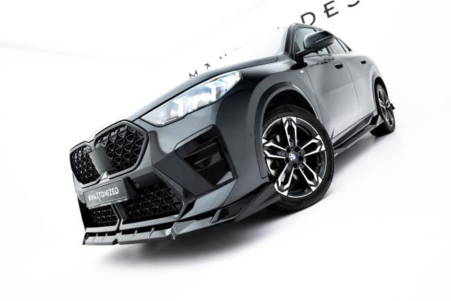 Maxton Design Frontlippe für BMW X2 M-Paket / iX2 U10 Hochglanz schwarz