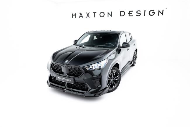 Maxton Design Frontlippe für BMW X2 M-Paket / iX2 U10 Hochglanz schwarz