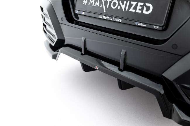 Maxton Design Heckdiffusor für BMW X2 M-Paket / iX2 U10 Hochglanz schwarz