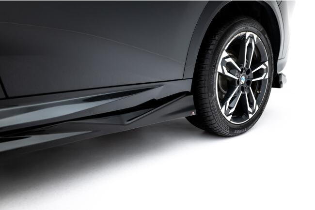 Maxton Design Seitenschweller (Paar) für BMW X2 M-Paket / iX2 U10 Hochglanz schwarz