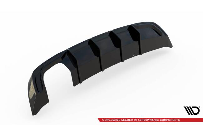 Maxton Design Heckdiffusor V.2 für Audi A3 Sportback 8V Facelift Hochglanz schwarz