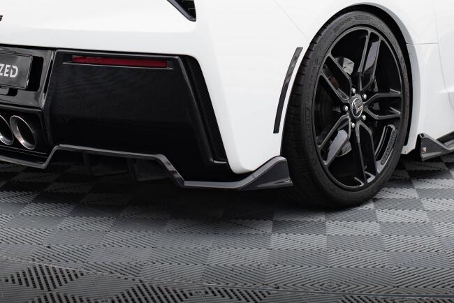 Maxton Design Heckdiffusor für Chevrolet Corvette C7 Stingray Hochglanz schwarz