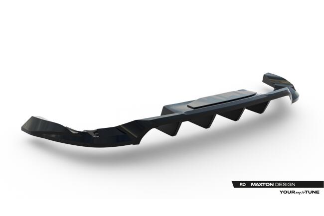 Maxton Design Heckdiffusor für Porsche Macan EV Mk1 2024-Hochglanz schwarz