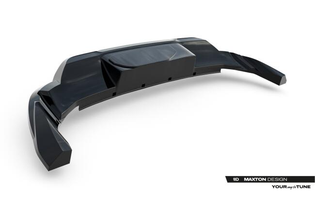 Maxton Design Heckdiffusor für Porsche Macan EV Mk1 2024-Hochglanz schwarz