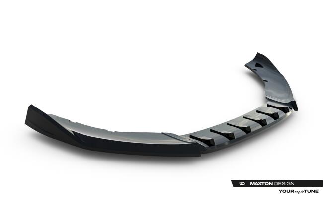 Maxton Design Frontlippe V.1 für Cupra Leon Mk1 Facelift schwarz Hochglanz