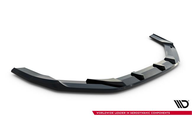 Maxton Design Frontlippe V.1 für Audi RS3 Limousine 8Y Facelift Hochglanz schwarz