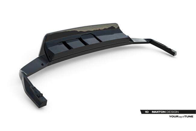 Maxton Design Heckdiffusor für VW Touareg R-line Mk3 Facelift Hochglanz schwarz