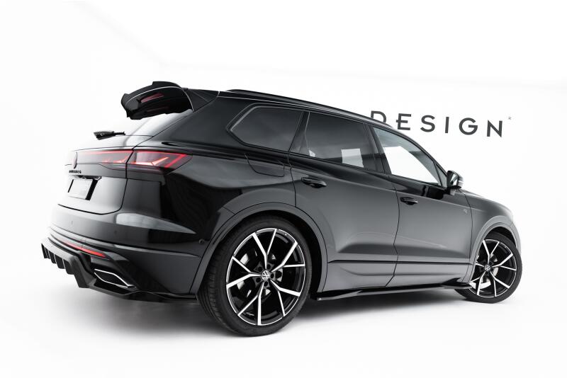 Maxton Design Seitenschweller (Paar) für VW Touareg R-line Mk3 Facelift Hochglanz schwarz