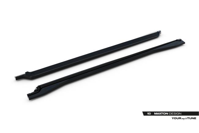 Maxton Design Seitenschweller (Paar) für VW Touareg R-line Mk3 Facelift Hochglanz schwarz