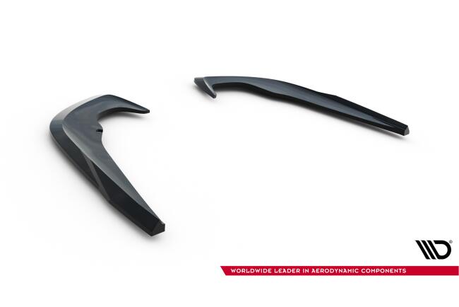 Maxton Design Diffusor Flaps für Skoda Octavia Liftback / Combi Mk4 Facelift Hochglanz schwarz