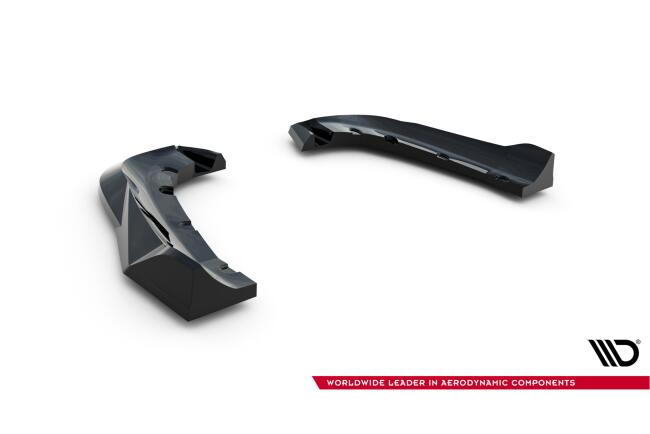 Maxton Design Diffusor Flaps V.2 für Alfa Romeo Stelvio Mk1 Hochglanz schwarz