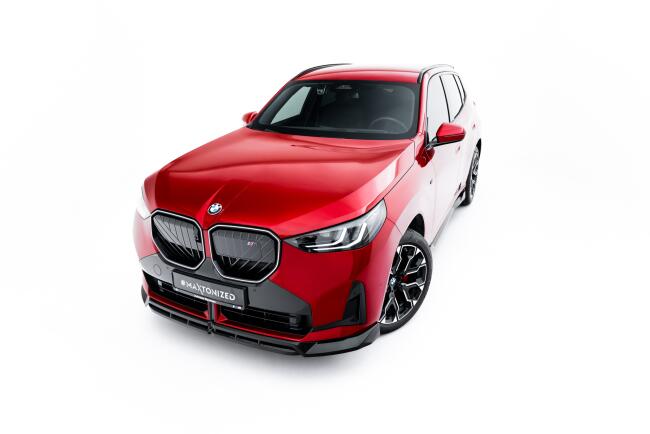 Maxton Design Frontlippe für BMW X3 M-Paket G45 Hochglanz schwarz
