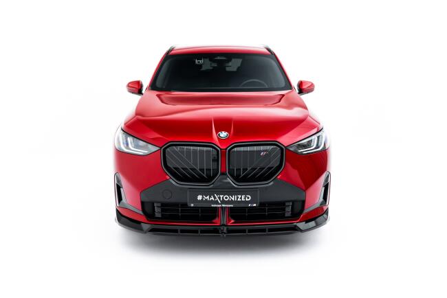 Maxton Design Frontlippe für BMW X3 M-Paket G45 Hochglanz schwarz