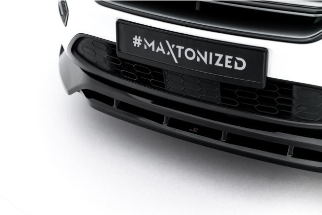 Maxton Design Frontlippe für Ford Kuga ST-Line Mk2 Facelift Hochglanz schwarz