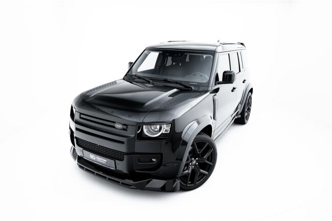 Maxton Design Frontlippe für Land Rover Defender Mk4 Hochglanz schwarz