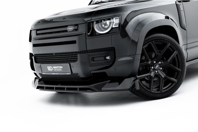Maxton Design Frontlippe für Land Rover Defender Mk4 Hochglanz schwarz