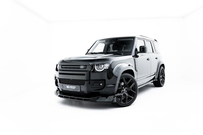 Maxton Design Frontlippe für Land Rover Defender Mk4 Hochglanz schwarz