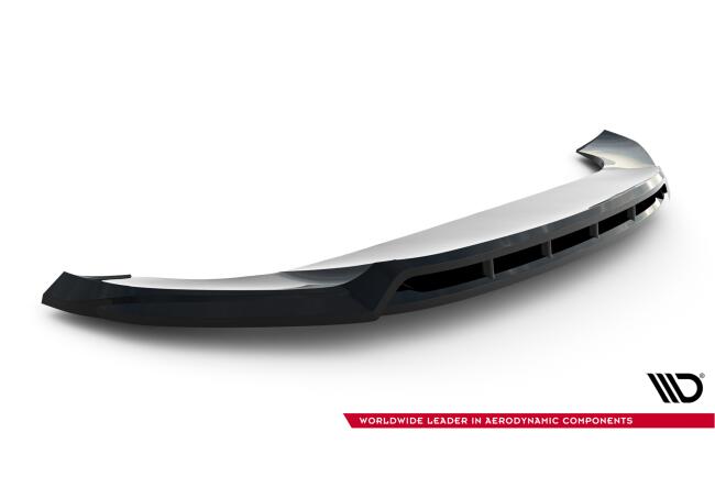 Maxton Design Frontlippe für Mercedes GLS AMG-Line X167 Facelift Hochglanz schwarz