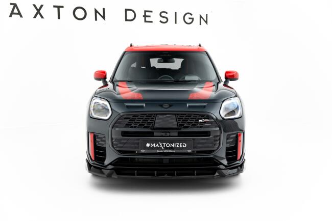 Maxton Design Frontlippe für Mini Countryman JCW U25 Hochglanz schwarz