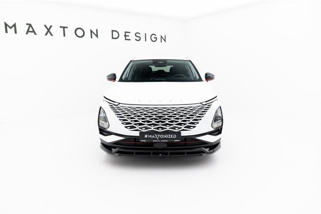 Maxton Design Frontlippe für Omoda 5 Mk1 Hochglanz schwarz