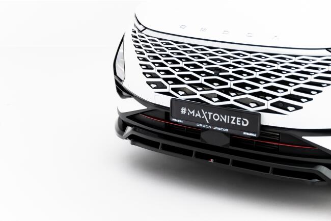 Maxton Design Frontlippe für Omoda 5 Mk1 Hochglanz schwarz