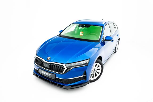 Maxton Design Frontlippe für Skoda Octavia Liftback / Combi Mk4 Facelift Hochglanz schwarz
