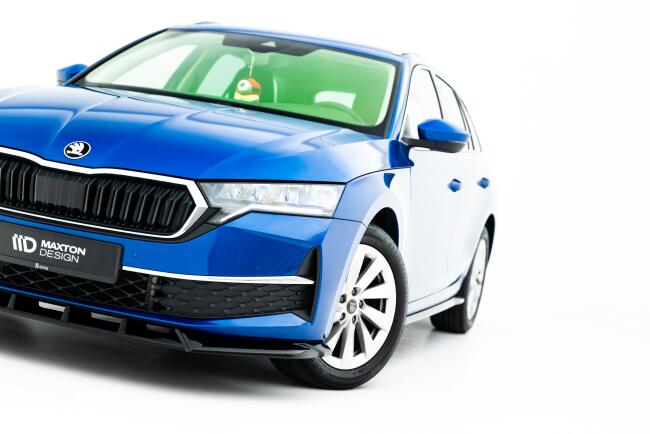 Maxton Design Frontlippe für Skoda Octavia Liftback / Combi Mk4 Facelift Hochglanz schwarz