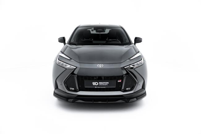 Maxton Design Frontlippe V.1 für Toyota C-HR Mk2 Hochglanz schwarz