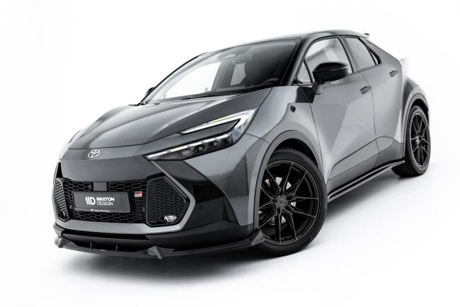 Maxton Design Frontlippe V.1 für Toyota C-HR Mk2 Hochglanz schwarz