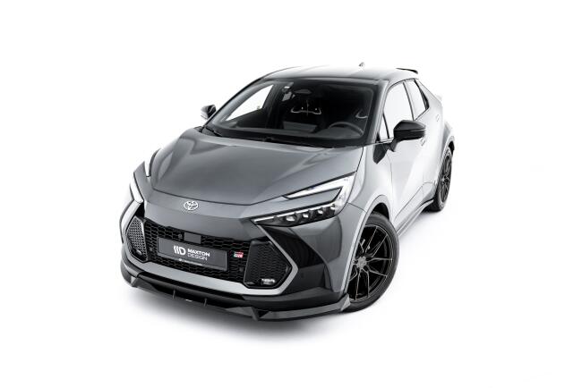Maxton Design Frontlippe V.1 für Toyota C-HR Mk2 Hochglanz schwarz