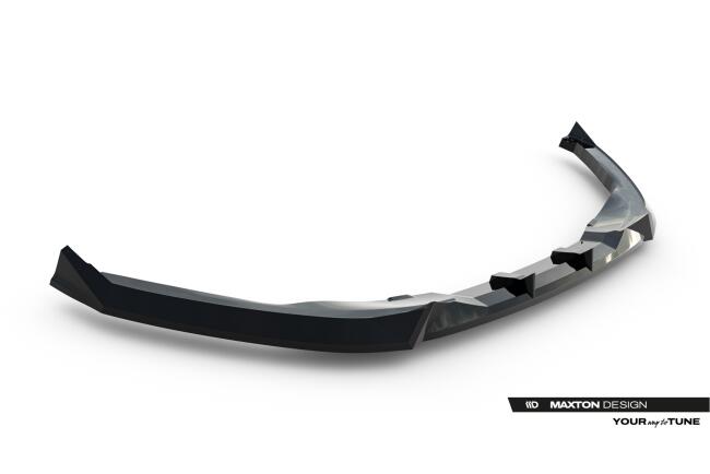 Maxton Design Frontlippe V.1 für Toyota C-HR Mk2 Hochglanz schwarz